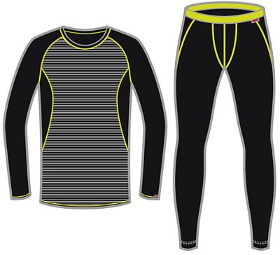 Превью  Комплект термобелья LOEFFLER Transtex Warm CB M Black/Light green
